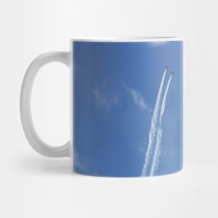 Plane in the sky Mug